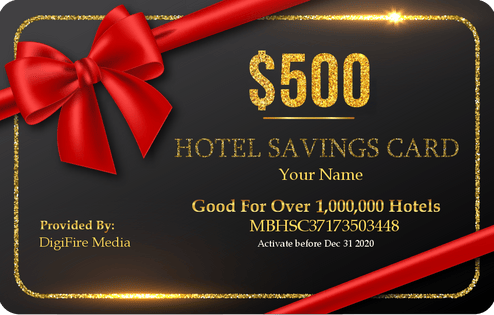 Hotel Saving Card 500