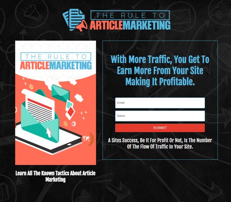 The Rules To Article Marketing