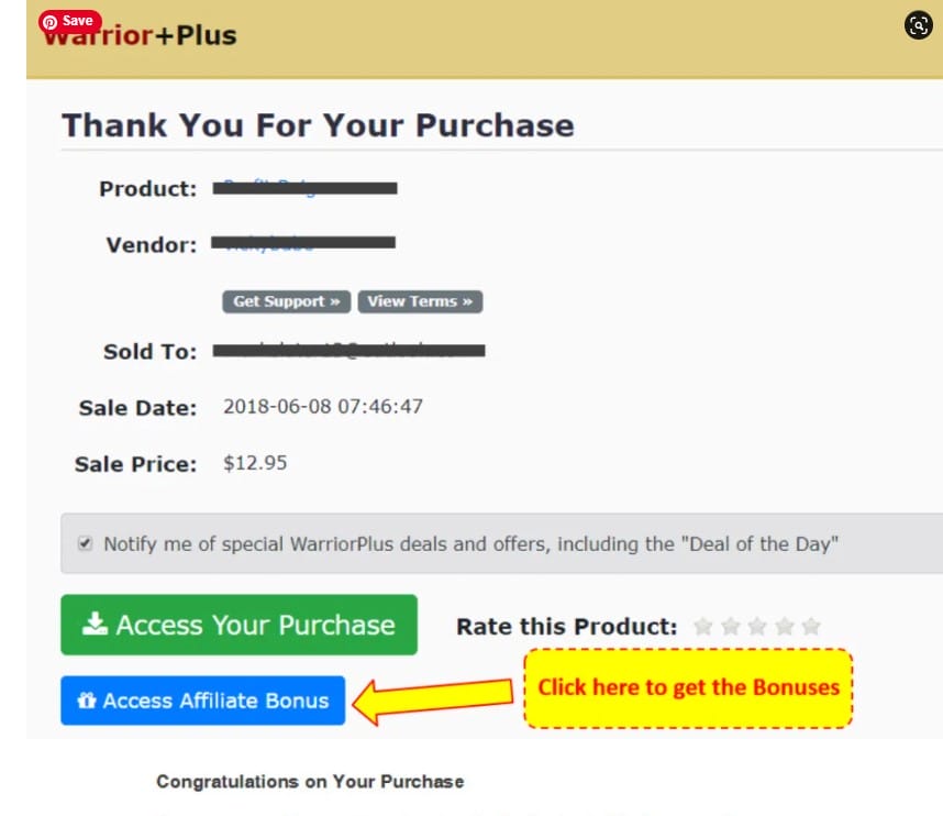 How to Get Bonuses Warrior+