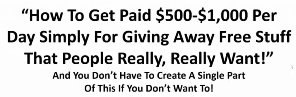 Get Paid Thousands Of Dollars To Give Stuff Away!