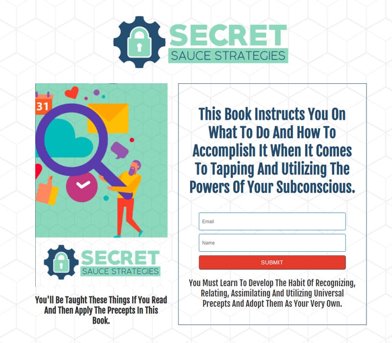 Secret Sauce Strategies | FREE Download