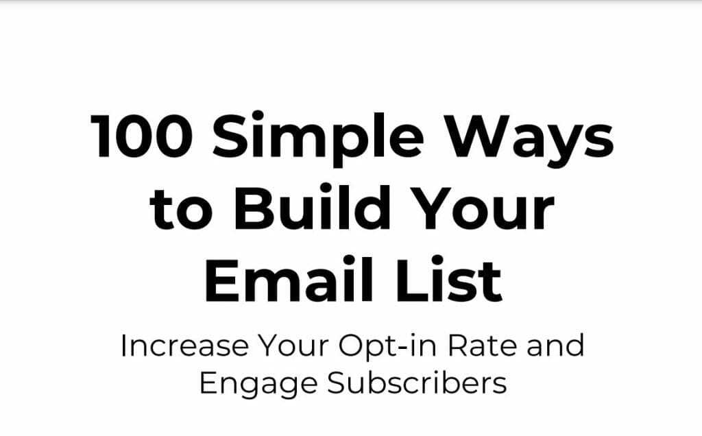 How to get more subscribers